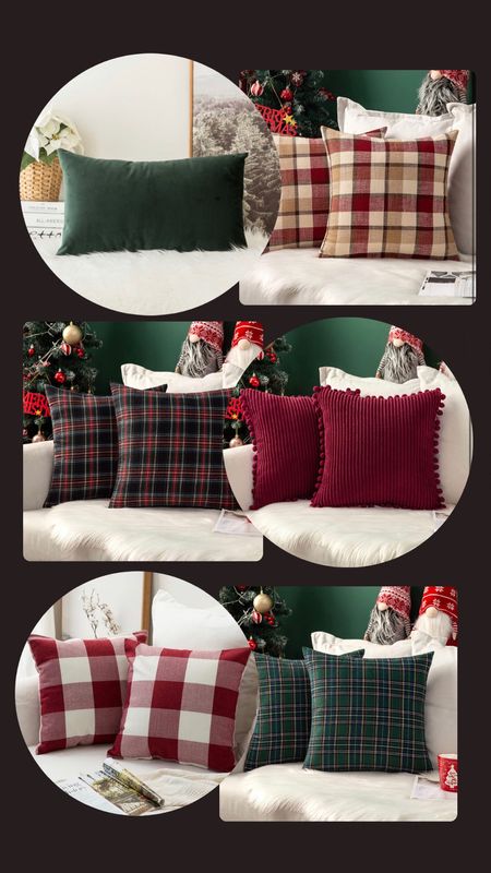Amazon budget friendly holiday pillow covers !! 

#LTKSeasonal #LTKHoliday #LTKhome
