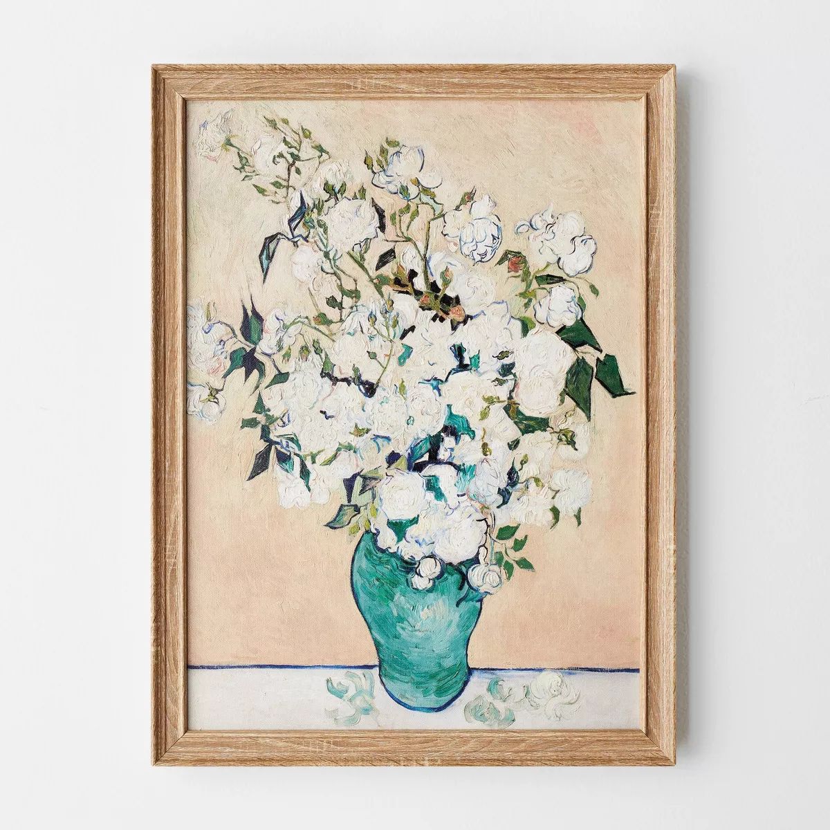 15" x 20" Avignon Still Life Framed Wall Canvas Distressed Light Wood - Threshold™ designed wit... | Target