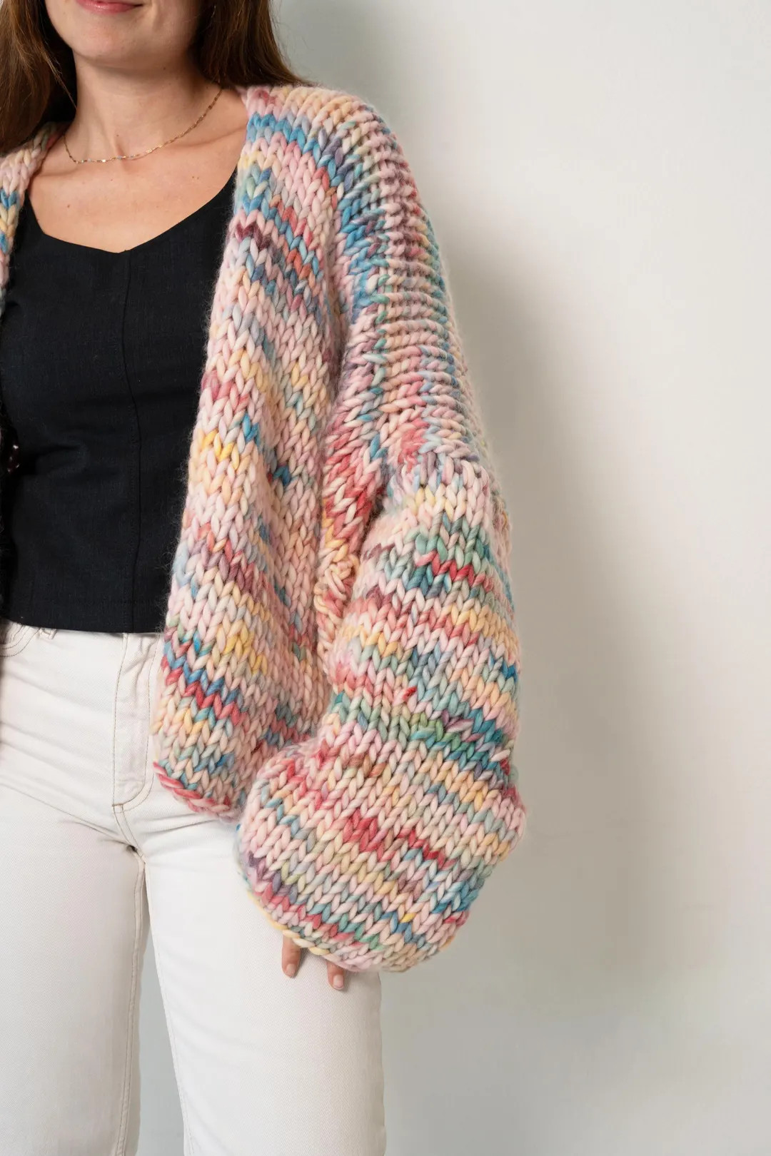 Chunky Cardigan Knitting Pattern | Etsy (US)