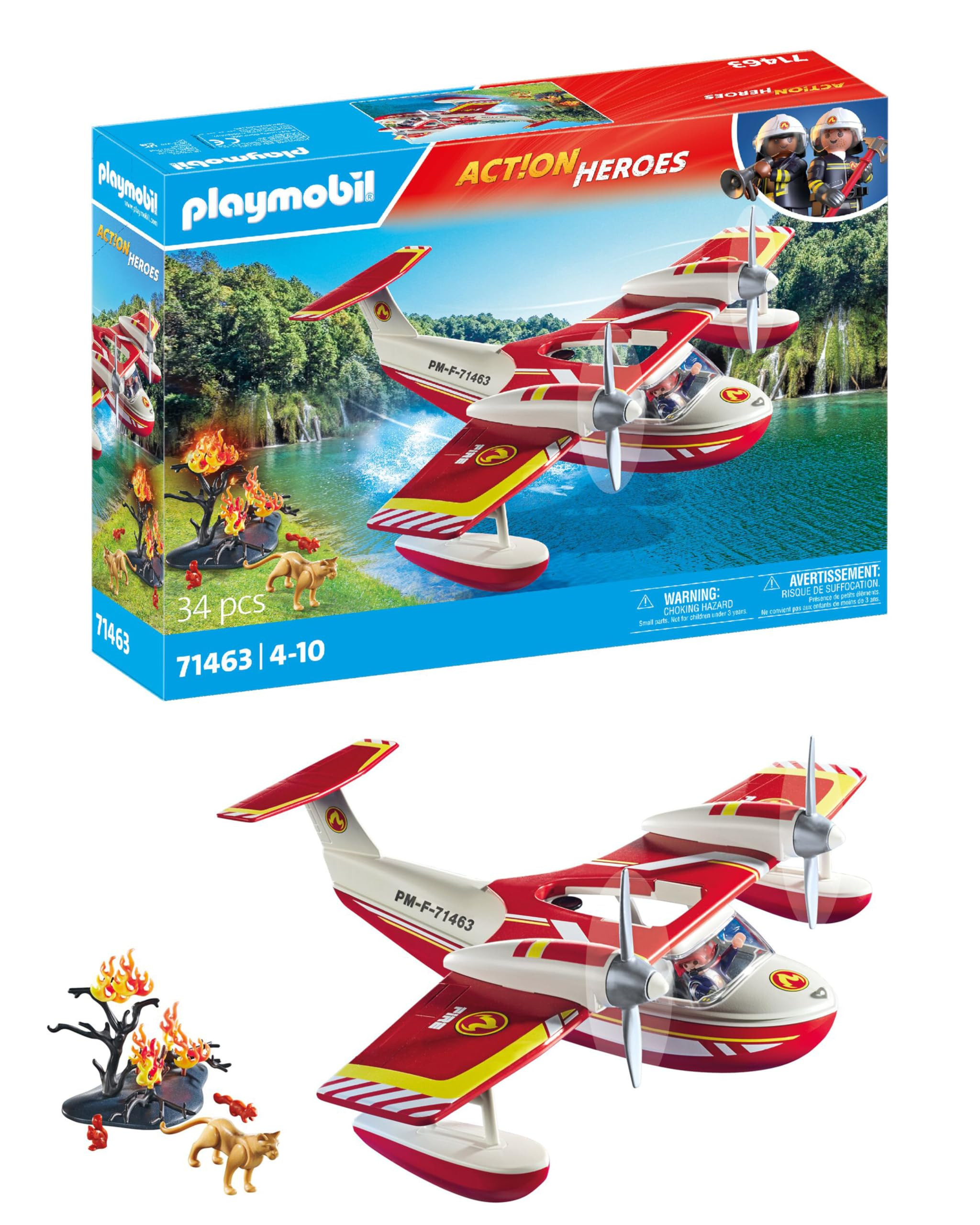 Playmobil Firefighting Seaplane | Amazon (US)