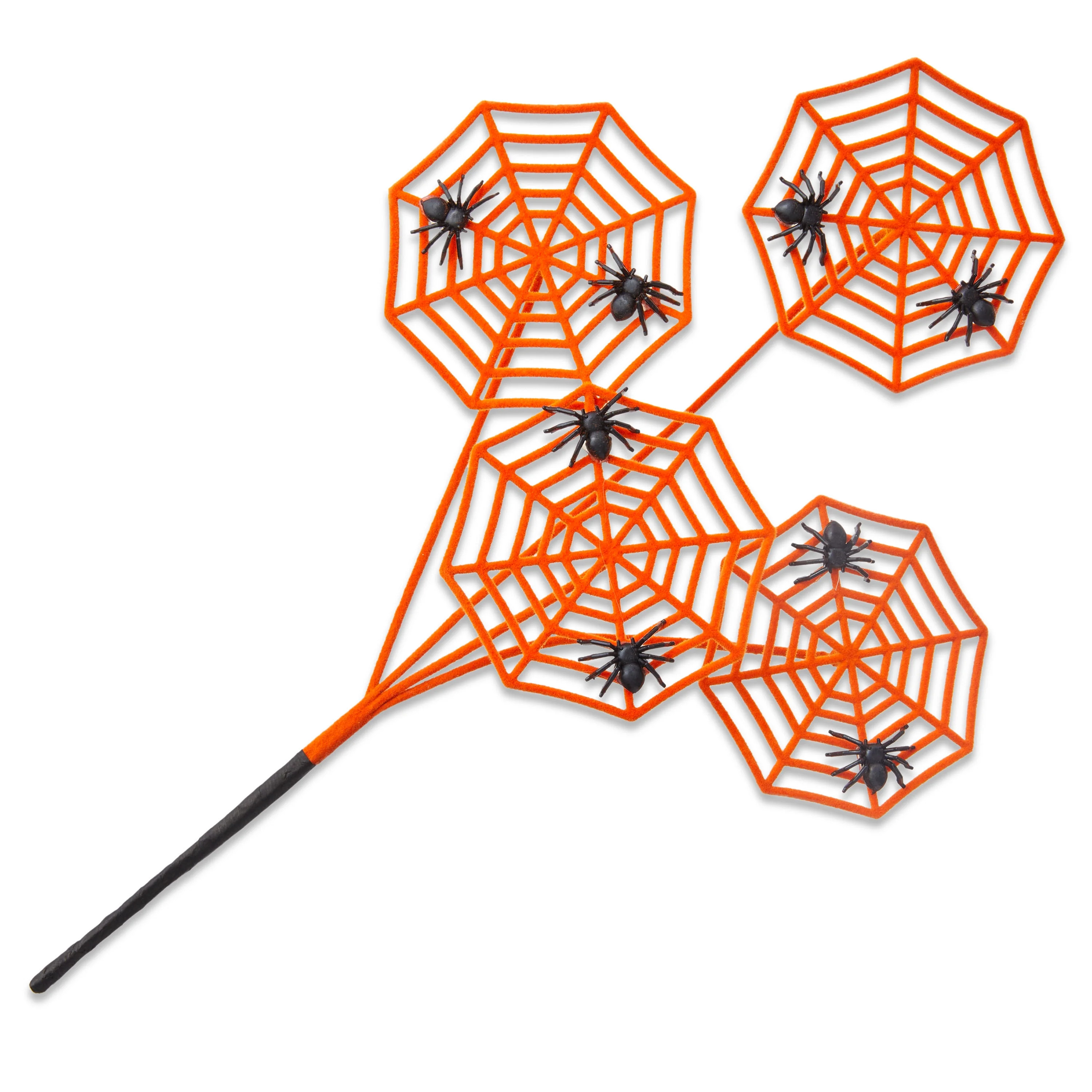 Orange Spider Web Pick, 12.5", Summer Frights by Way To Celebrate | Walmart (US)