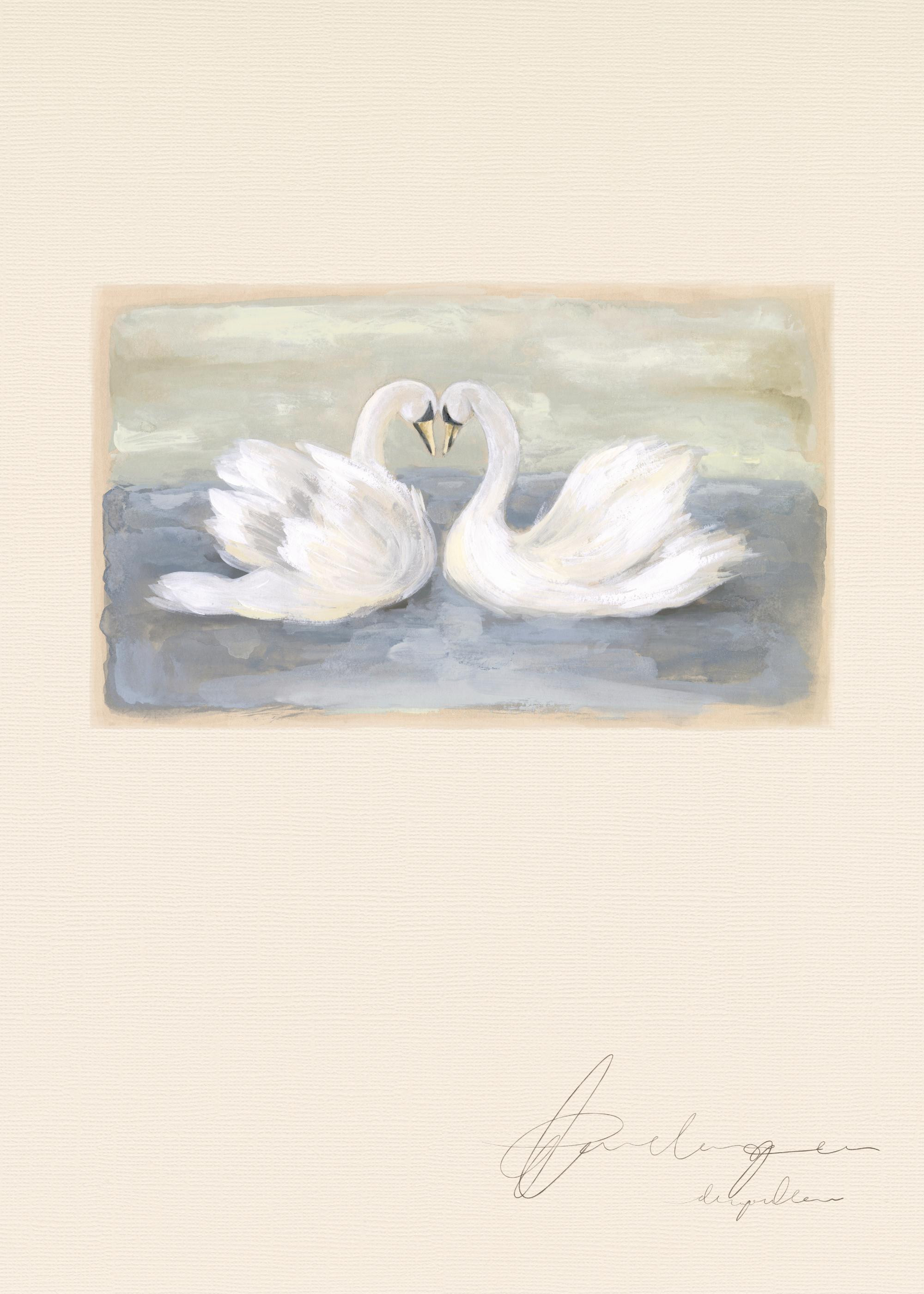 The Swans Print | Desenio