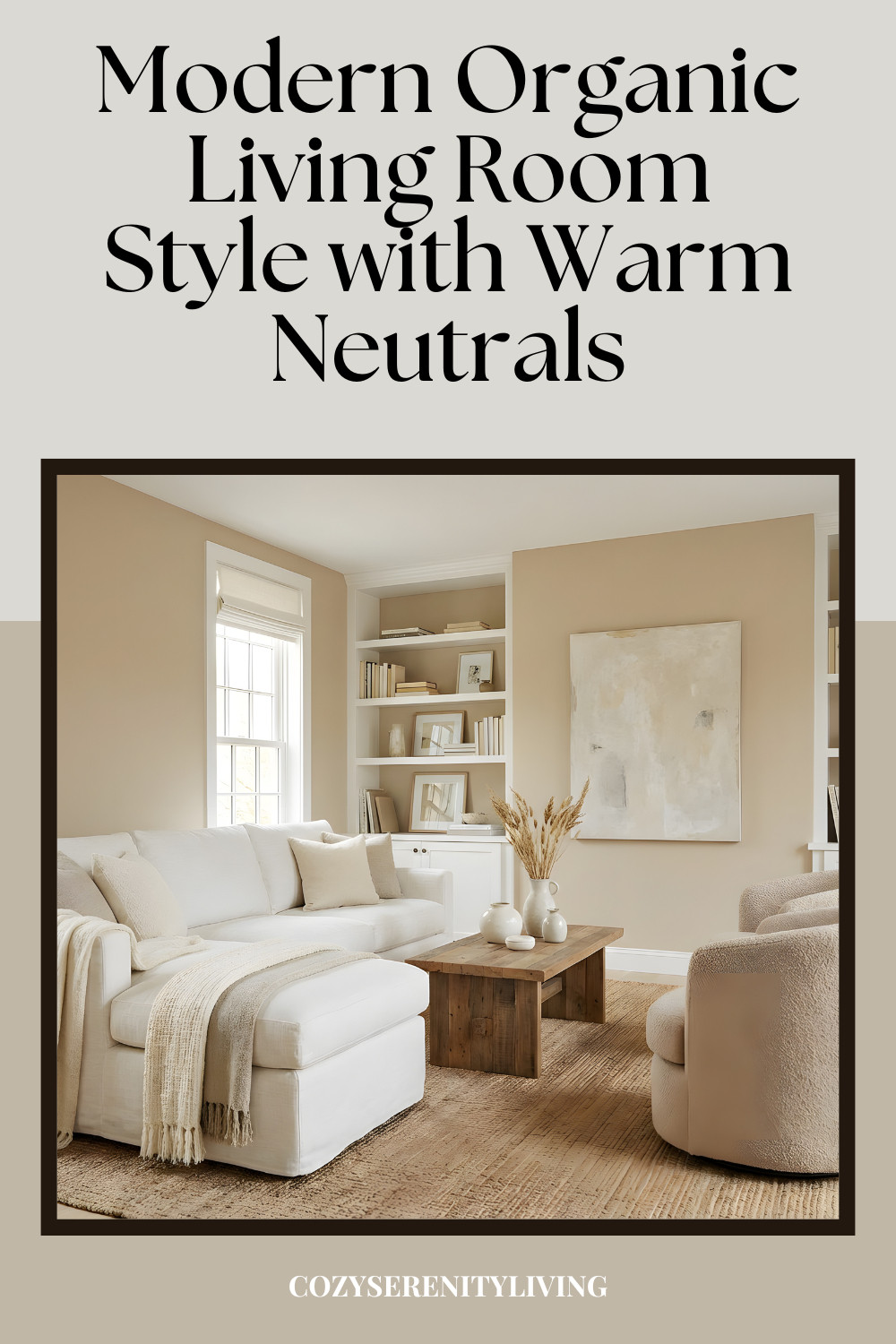 Modern Organic Living Room Style with Warm Neutrals

This modern organic living room style blends warm neutral tones, soft textiles, and natural materials to create a calm and inviting atmosphere. Light beige upholstery, textured rugs, and warm wood furniture bring balance and effortless elegance, while minimalist decor and organic shapes keep the space feeling timeless and refined. Designed to feel cozy yet elevated, this look works beautifully in contemporary living rooms that focus on comfort, simplicity, and a serene, harmonious aesthetic.
modern organic living room, warm neutral living room, neutral living room decor, modern living room style, cozy neutral interiors, minimalist living room ideas, organic modern decor, timeless living room design 

 

#LTKSeasonal #LTKHome #LTKSaleAlert