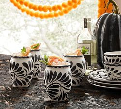 Puebla Porcelain Cantarito Jars - Set of 4 | Pottery Barn (US)