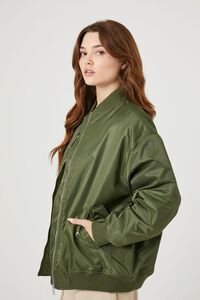 Zip-Up Bomber Jacket | Forever 21