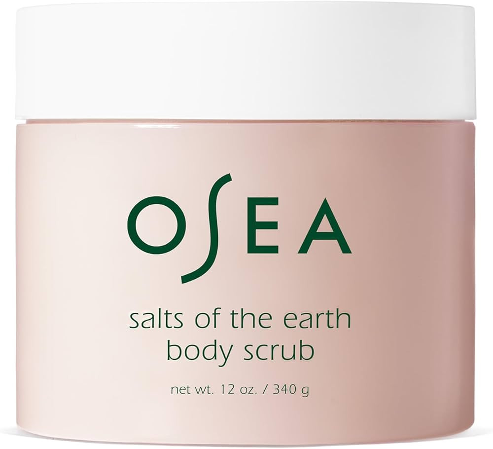 OSEA Salts of the Earth Body Scrub 12 oz - Pink Himalayan Salt Scrub - Gentle Body Exfoliation Sk... | Amazon (US)