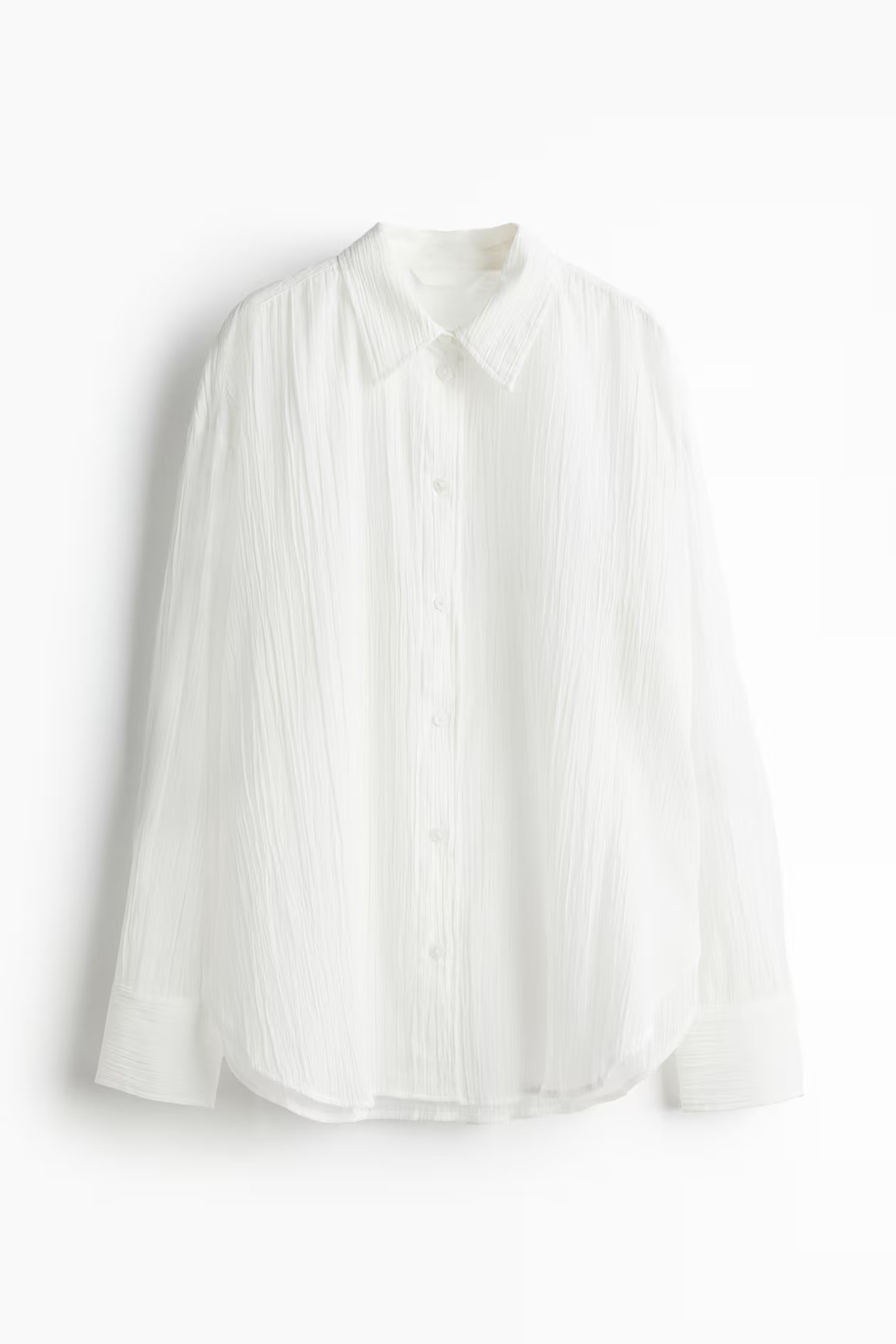 Crinkled Cotton Shirt | H&M (US + CA)