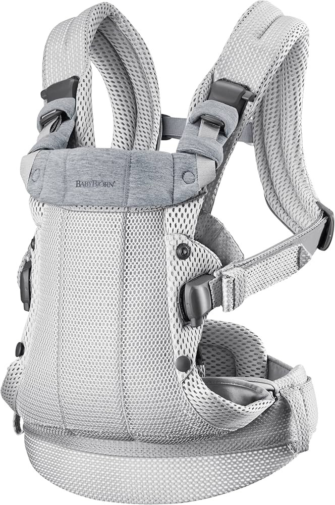 BabyBjörn Baby Carrier Harmony, 3D mesh, Silver | Amazon (US)