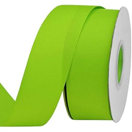 Morex Ribbon Neon Grosgrain Ribbon, 7/8-Inch by 20-Yard, Key Lime (06622/20-544) | Amazon (US)