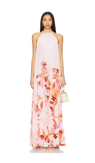 Flared Maxi Dress in Pink Multi | Revolve Clothing (Global)