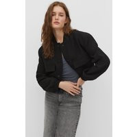 Stradivarius Bomber jacket with maxi pockets Black L | Stradivarius (UK)