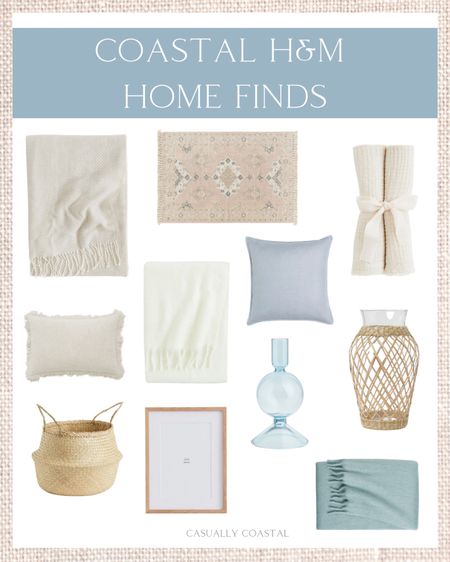 H&M is brimming with beautiful and affordable coastal home decor right now!
-
coastal home, coastal decor, coastal home decor, belly basket, textured decor, woven decor, living room decor, coastal living room decor, pillow covers, cushion covers, neutral pillow covers, blue pillow covers, linen pillow covers, pillows under $20, pillow covers under $20, pillows with fringe, neutral decor, spring decor, gallery frame, cloth napkins, candlesticks, neutral rugs, coastal rugs, 5x8 rugs, rugs with fringe, woven vase, throw blankets, oushak rugs, turkish rugs

#LTKhome #LTKunder100 #LTKFind