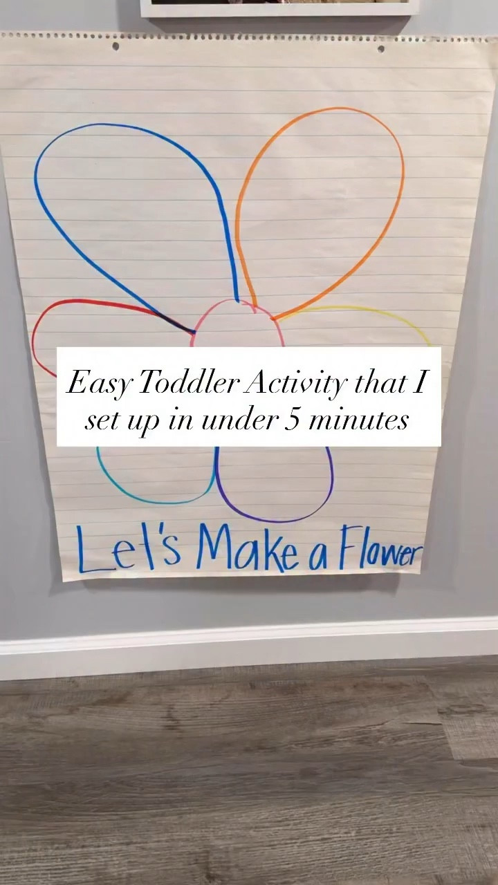 Comment “FLOWER” and I’ll send you everything you need 🌈✨

This EASY toddler activity took me under 5 minutes to set up 🙌 and it’s the perfect indoor toddler activity for busy days 🤍

I placed colored tape around the room and drew a big flower on chart paper 🌸 This turned into such a fun color matching activity &  toddler movement game

It’s the best mix of learning through play, gross motor activity, and a busy toddler idea that actually keeps them engaged ✨

If you need a low prep toddler activity that helps burn energy and keeps little ones busy, this is it 🙌

✨ Follow @kenzs.kitchennn for real toddler life, simple activities, sensory play ideas, and easy learning setups that keep your little ones engaged, learning, and having fun without the overwhelm 🤍 I share realistic mom hacks, low-prep play, and everyday moments with my twins to make busy days feel a little easier ✨

easy toddler activity, indoor toddler activity, color matching activity, toddler movement game, gross motor play, busy toddler ideas, low prep toddler activity, toddler learning through play, preschool activity at home

#LTKmomlife #LTKKids
