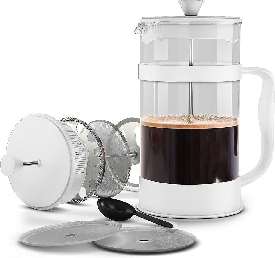 Utopia Kitchen - French Press Espresso - Tea and Coffee Maker with Triple Filters 51 Ounce, Stain... | Amazon (US)