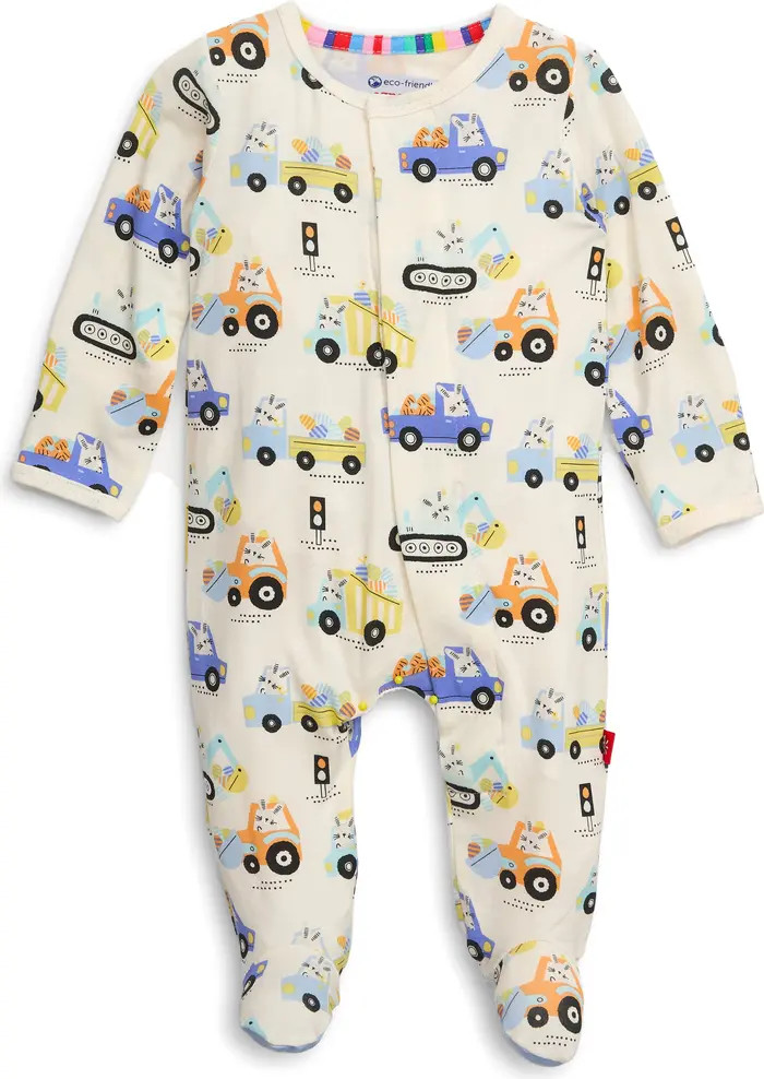 Delivered with Hare Print Magnetic Footie | Nordstrom