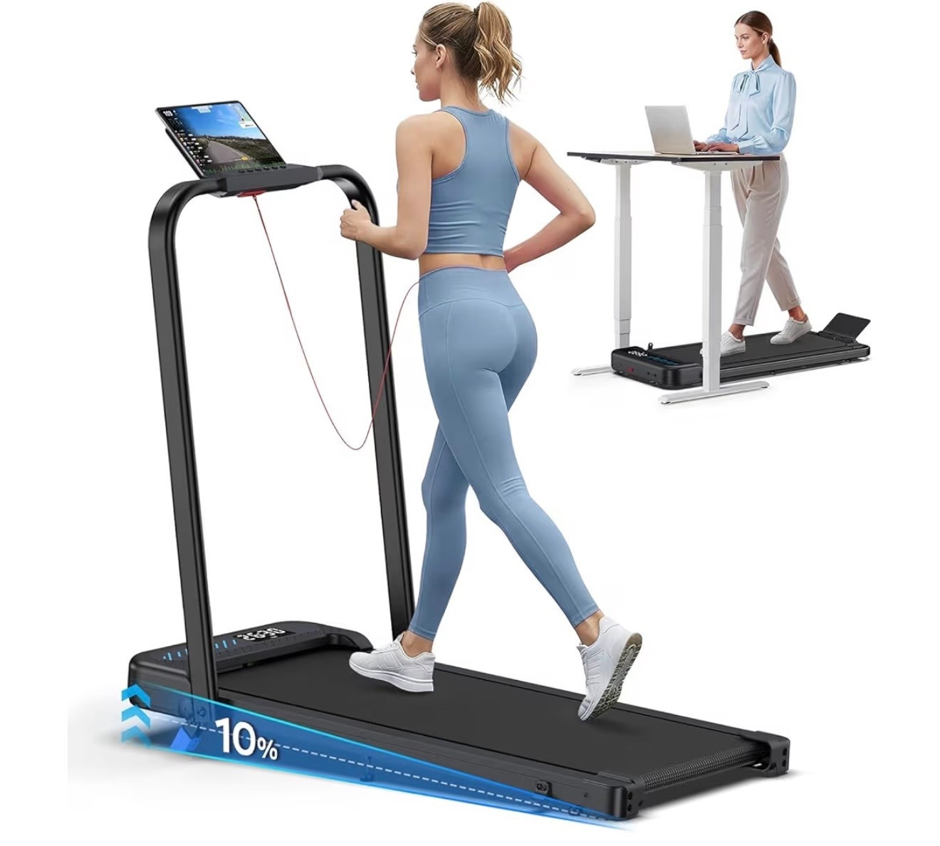 Cardirun Walking Pad with Incline, 6 in 1 Folding Treadmills for Home Foldable with Handle Bar, 3.0HP Under Desk Treadmill, Running Machine Walk Pad, 3 Control Methods & 145kg Capacity #walkingpad #treadmills #amazon

#LTKsale #LTKfitness #LTKuk