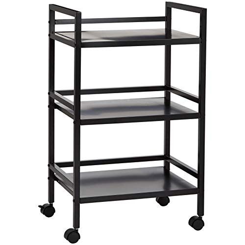 Amazon Basics 3-Tier Metal Rolling Cart | Amazon (US)