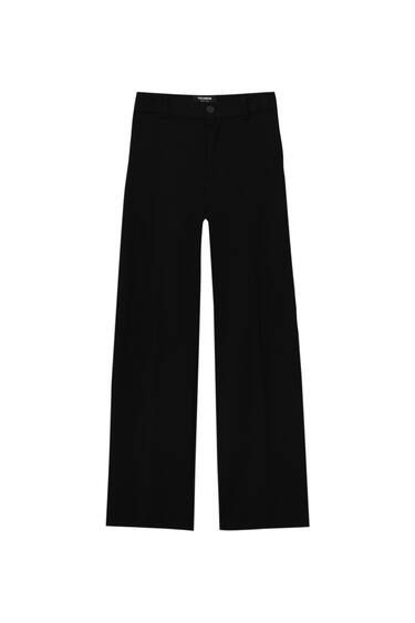 SMART STRAIGHT-LEG TROUSERS | PULL and BEAR UK