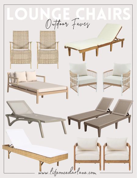 Lounge chairs- check out our favorite outdoor finds!

#poolchairs #patiochairs

#LTKSeasonal #LTKhome #LTKsalealert