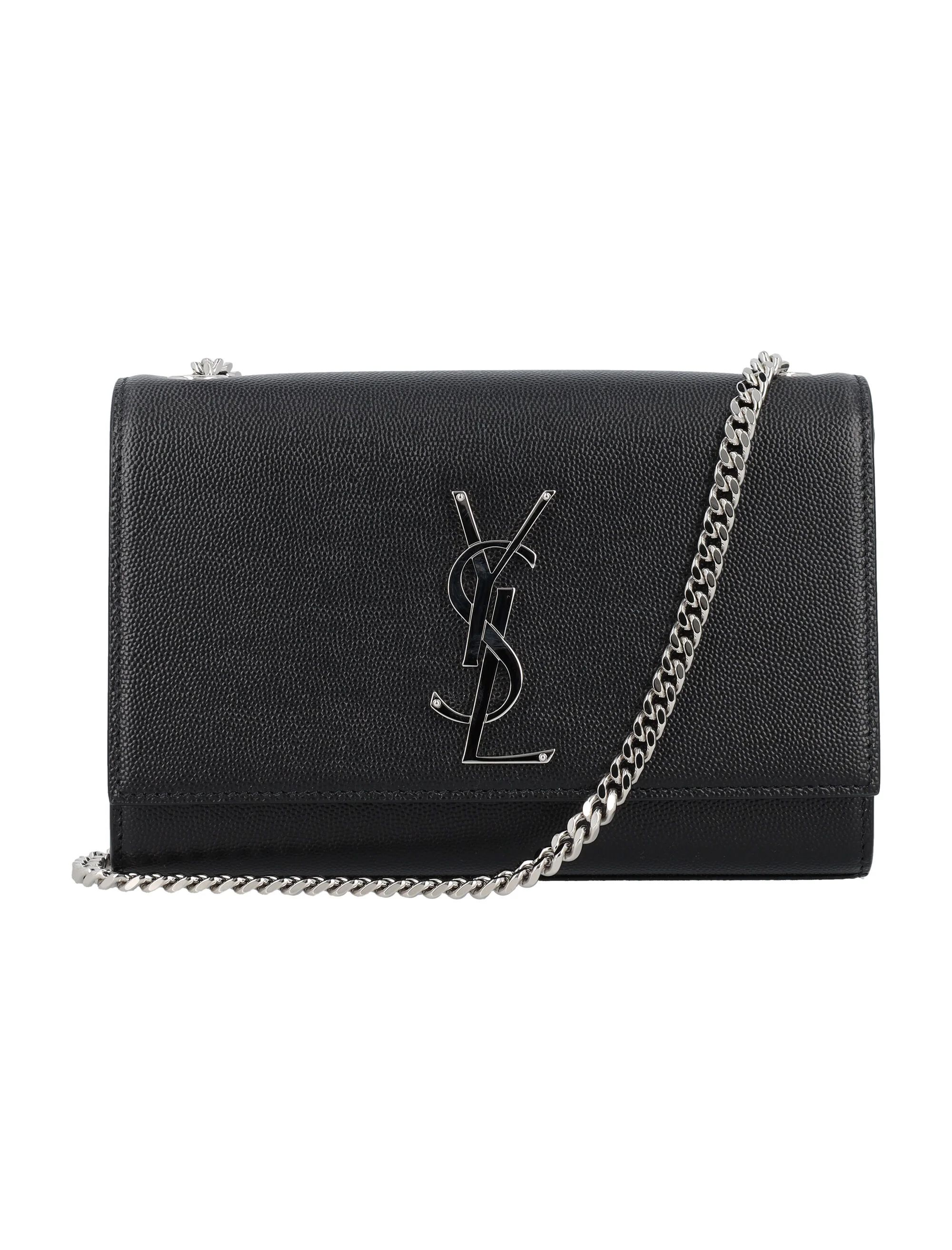 Saint Laurent Women's Ysl Bo New S Kate in Black | 24A469390BOW0N Color 1000 | LOZURI