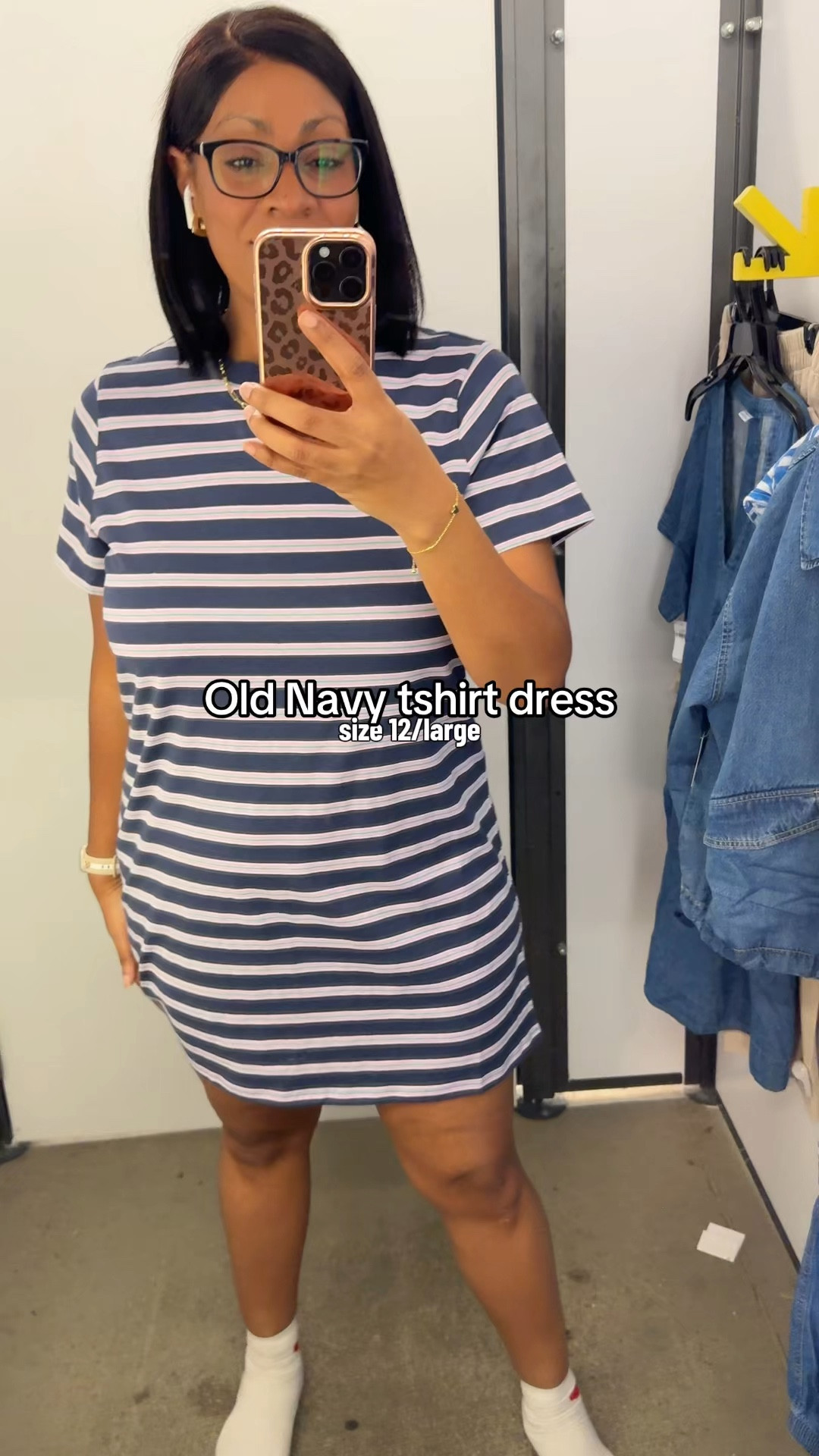 Vintage crew neck tshirt dress from old navy. Wearing size large. I’d size up for a roomier fit  

#LTKMidsize #LTKSeasonal #LTKootd