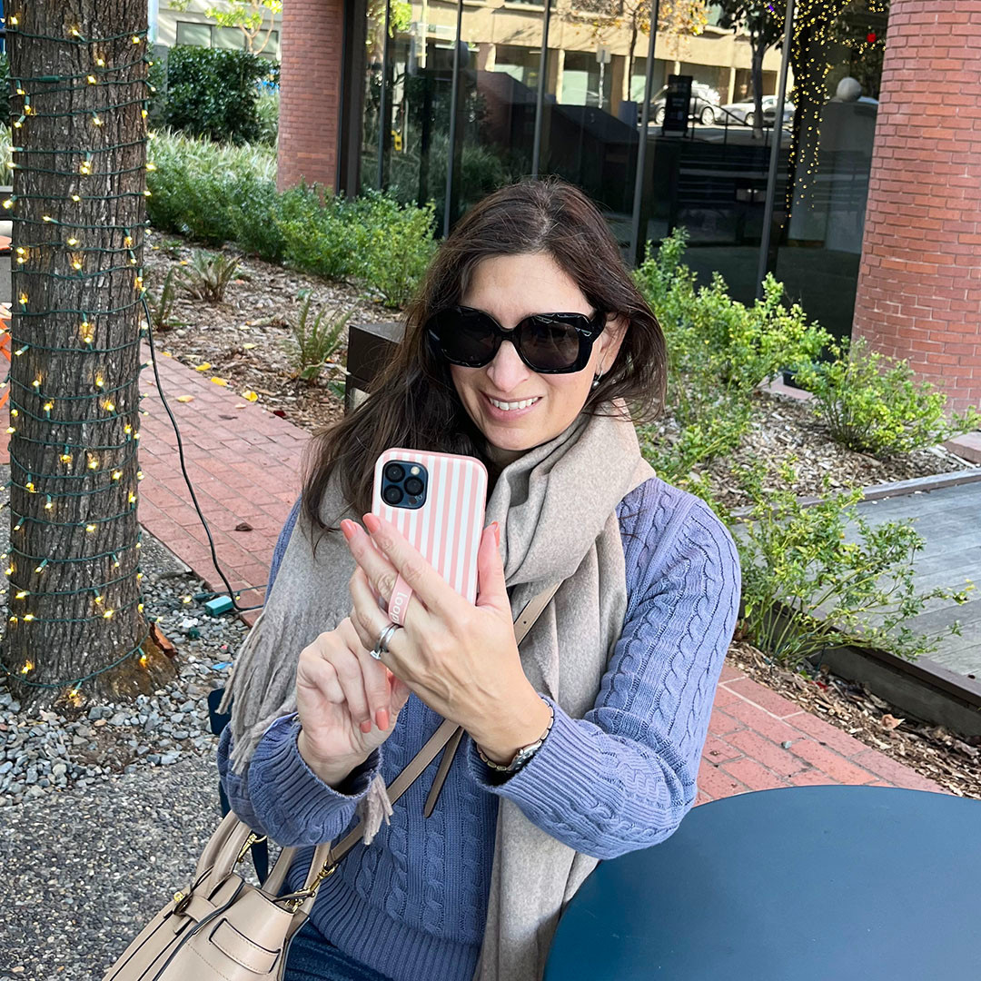 Loving this phone case from Loopy Cases. It has an amazing loop on the back which keeps me from dropping my phone. Love that! This would make a great gift too. #StopTheDrop 

 #LTKGiftGuide #LTKOver40 #LTKFindsUnder100