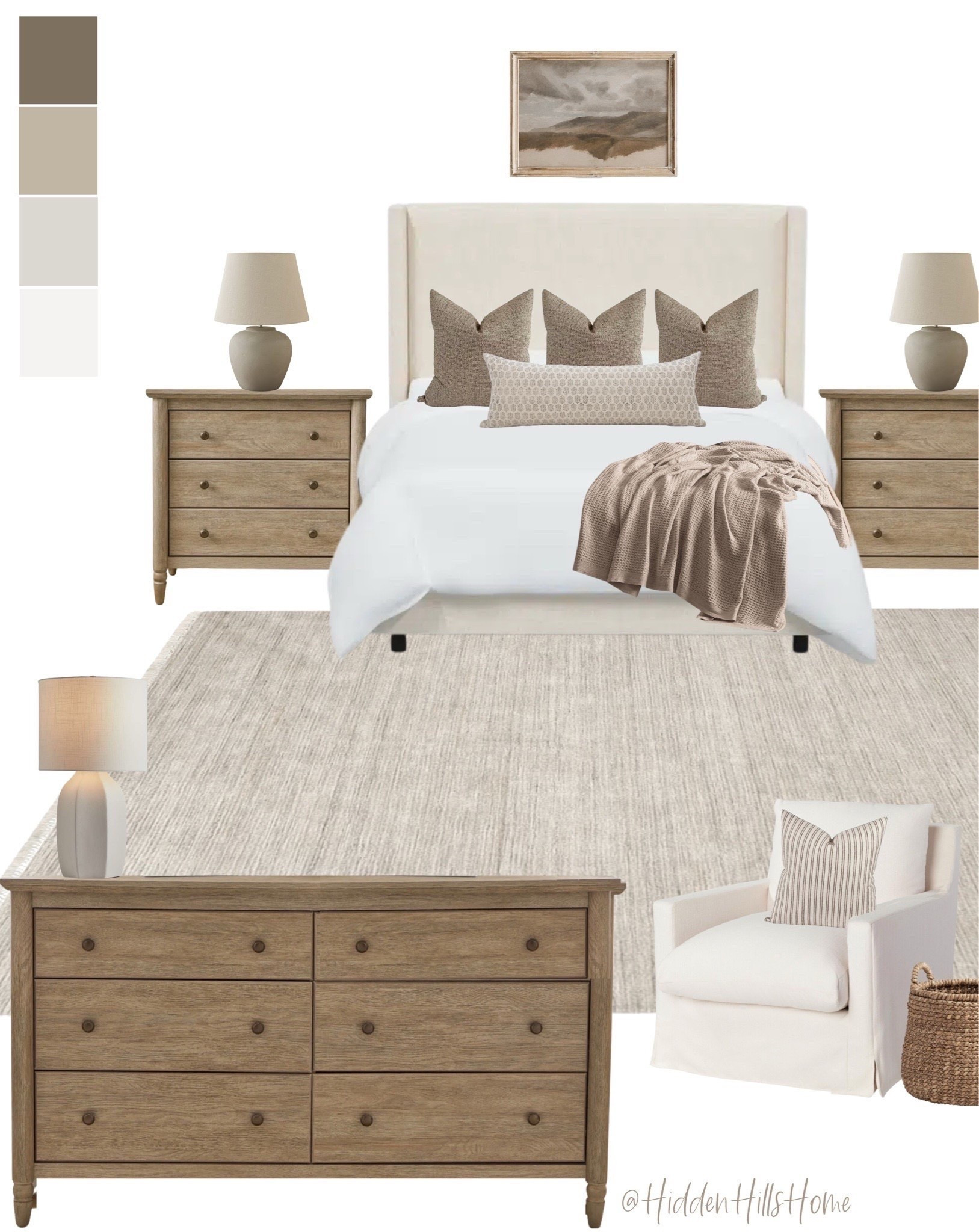 Master Bedroom Decor Ideas, bedroom mood board, home decor, Tilly bed on sale, bedding, nightstands, bedroom dresser, bedroom rug #bedroom

#LTKHome #LTKSaleAlert #LTKSeasonal