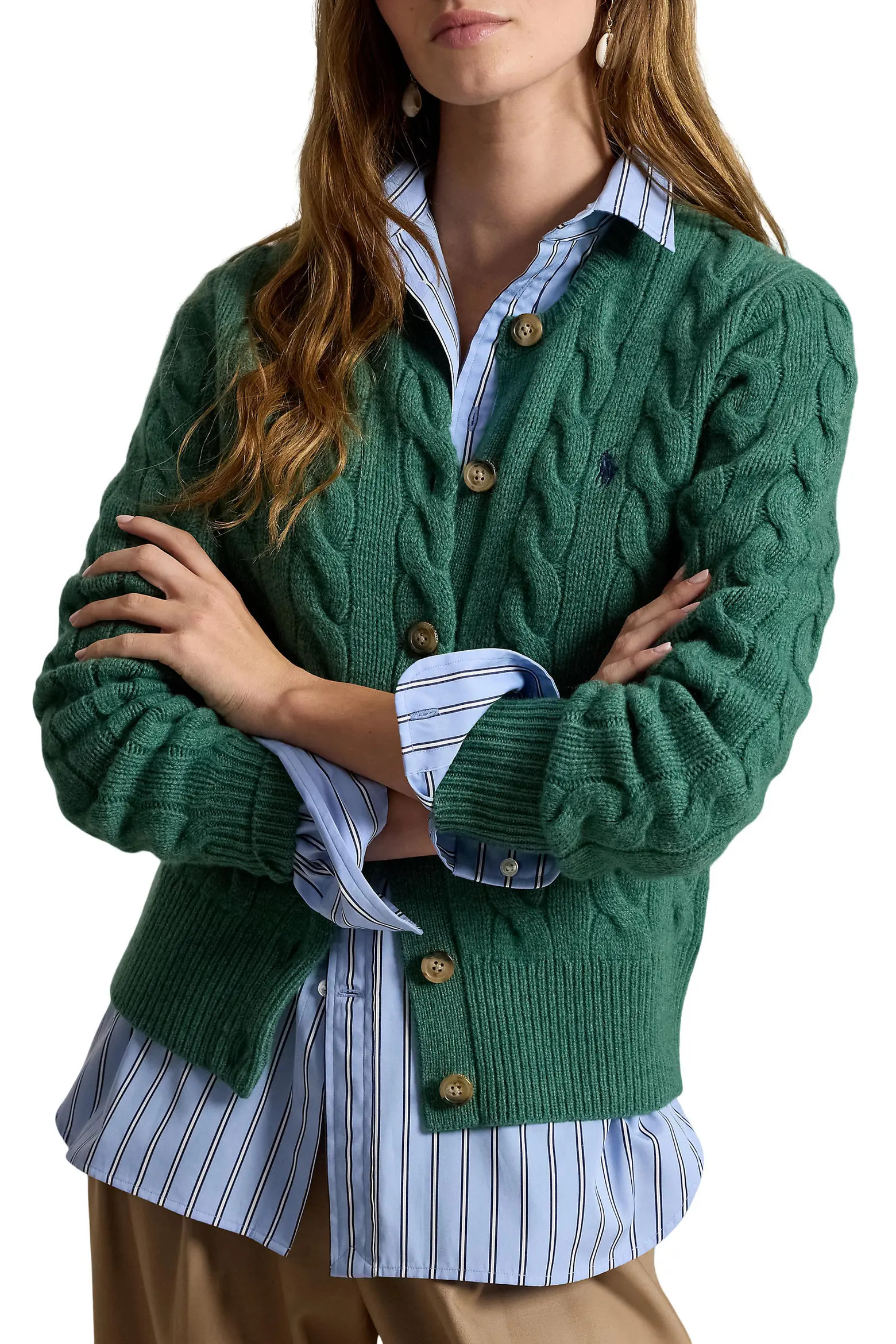 Cable Knit Wool & Cashmere Cardigan (Women) | Nordstrom | Nordstrom
