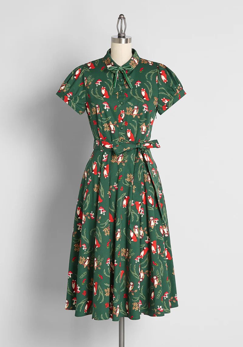 Wonders of The Whimsical Woods Swing Dress | ModCloth