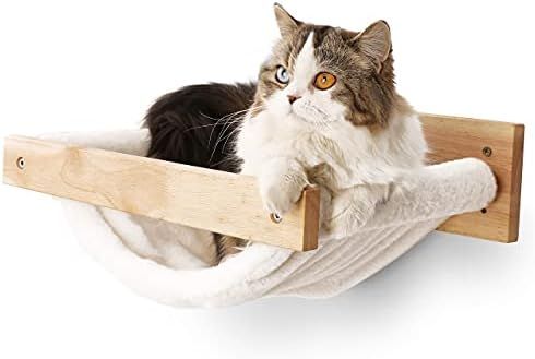 FUKUMARU Cat Hammock Wall Mounted Large Cats Shelf - Modern Beds and Perches - Premium Kitty Furn... | Amazon (US)