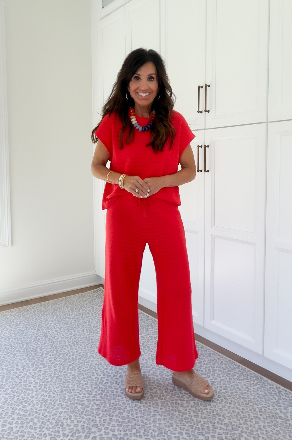 What I’m wearing 
Too - small
Pants - small
Cyndi 20 for 20% off @ALLIE+BESS

#LTKSeasonal #LTKOver40