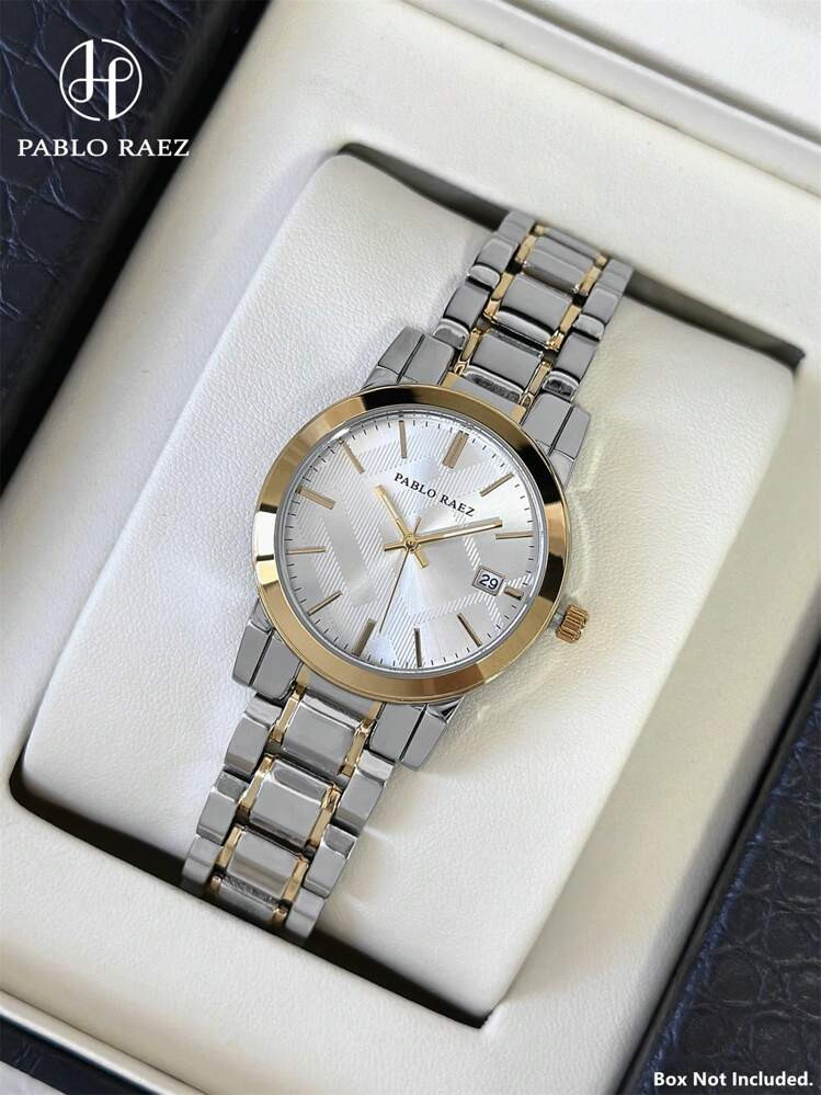 1pc Ladies Watch 18K Gold Summer Accessories Jewelry Women Watch Luxury Dress Watch Stainless Steel Bracelets Chain IPG Golden IPS Silver Case Elegant Brand New Design Vintage Quartz Watch | SHEIN