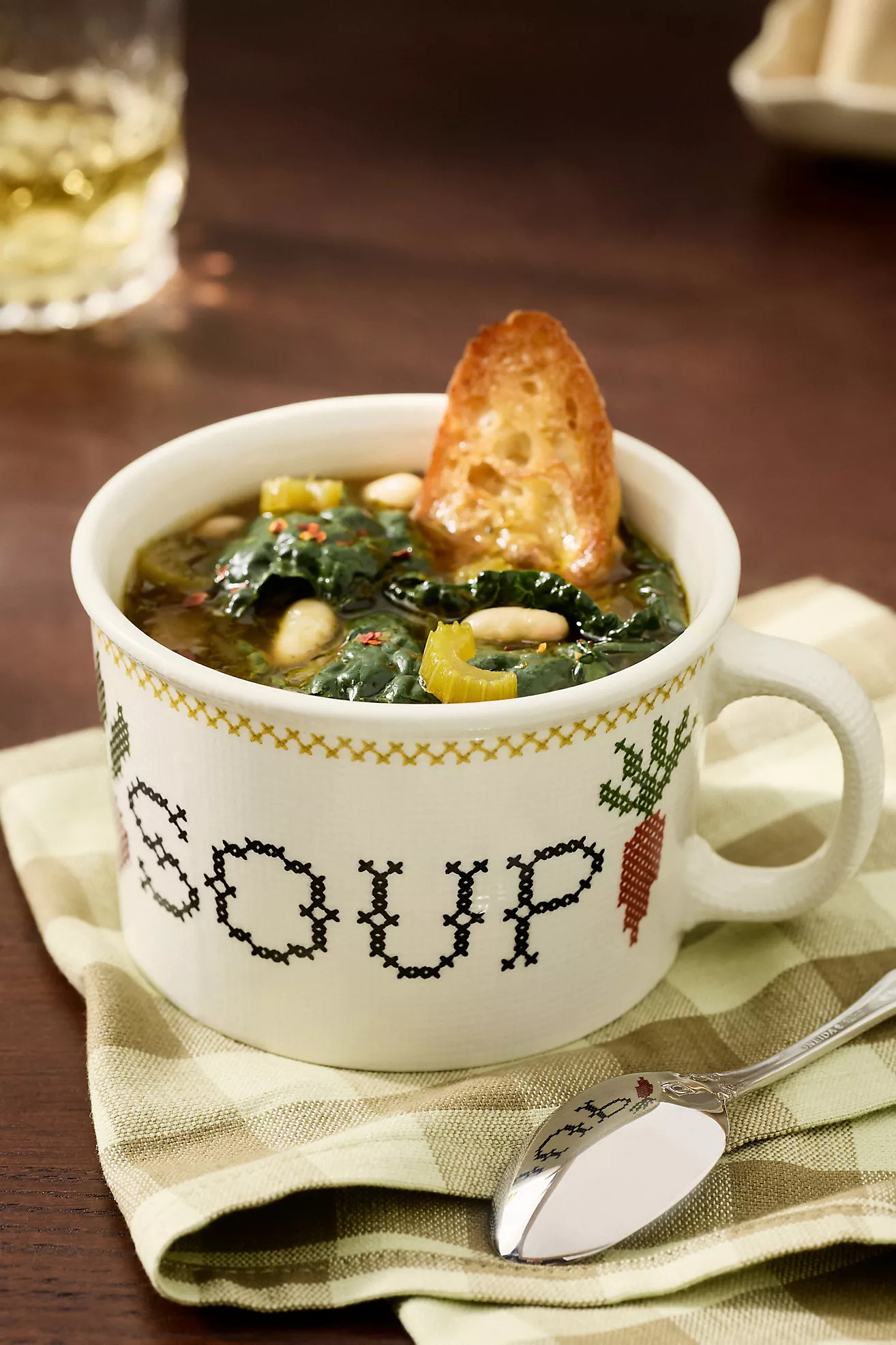 Harmonie Stoneware Soup Mug | Anthropologie (US)