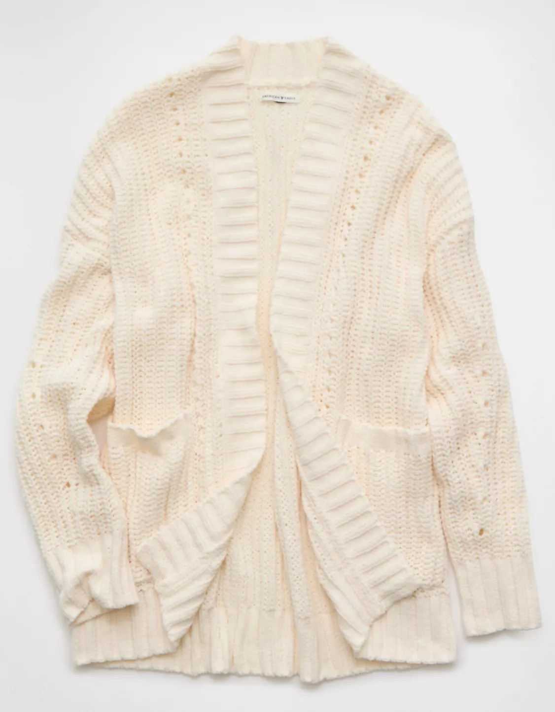 AE Chenille Cardigan Sweater | American Eagle Outfitters (US & CA)