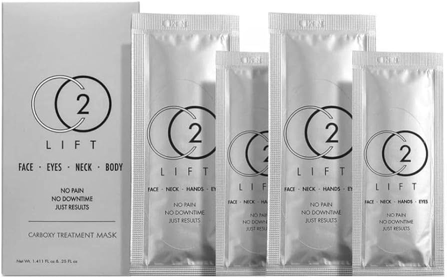 CO2Lift Carboxy Gel Treatment Double Set Pack for Puffy Eyes, Dark Circles, Reduce Fine Lines and... | Amazon (US)