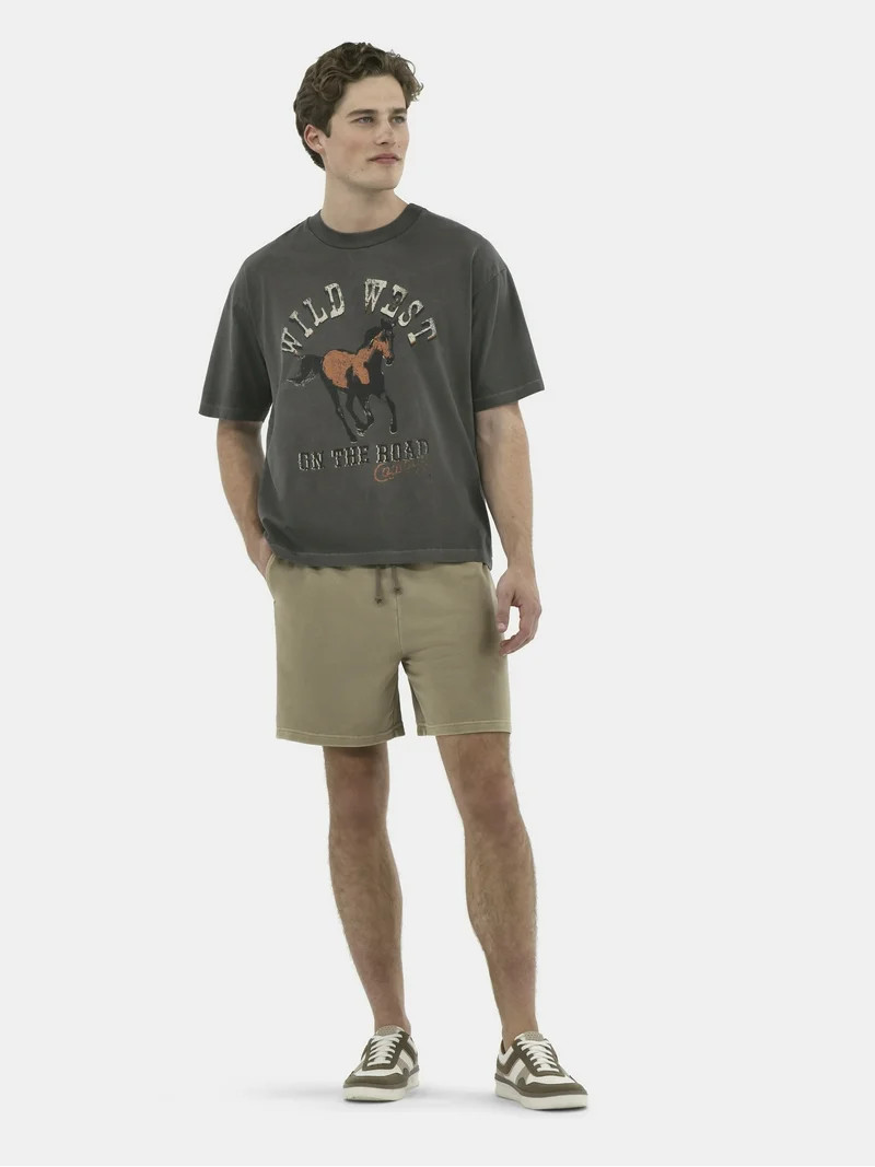 No Boundaries Graphic Crop Tee, Men's & Big Men's | Walmart (US)