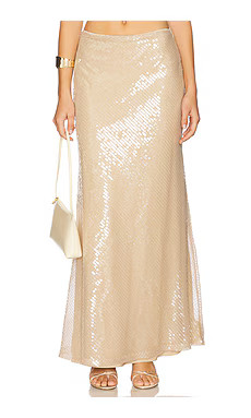 SNDYS x REVOLVE X Revolve Calliope Maxi Skirt in Mocha from Revolve.com | Revolve Clothing (Global)