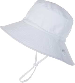 Baby Sun Hat Toddler Beach Swim Hats UPF 50+ Summer Bucket Hat Kids Infant Wide Brim Adjustable S... | Amazon (US)