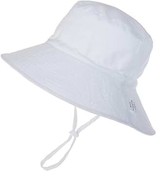 Baby Sun Hat Toddler Beach Swim Hats UPF 50+ Summer Bucket Hat Kids Infant Wide Brim Adjustable S... | Amazon (US)