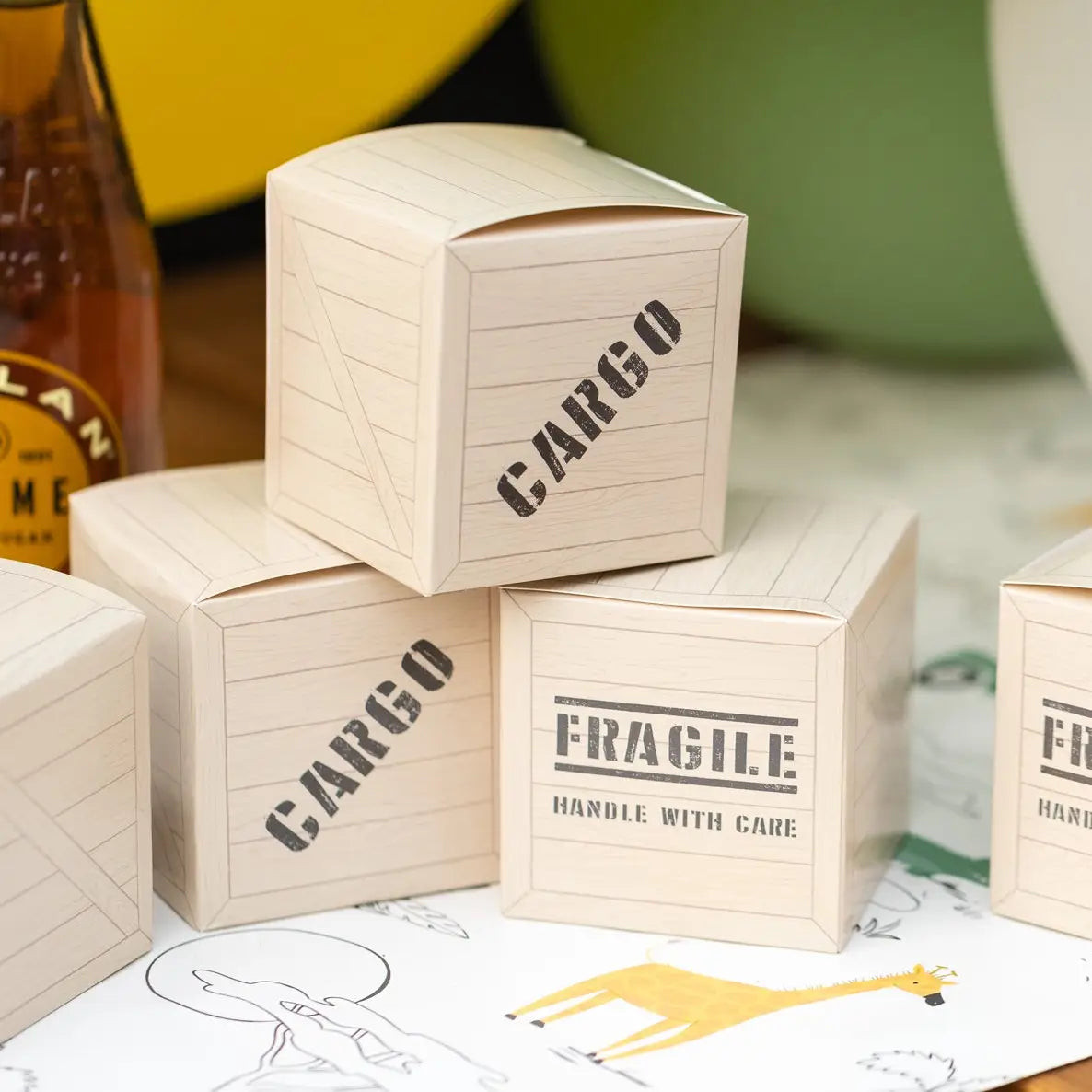 Safari Cargo Box Treat Boxes | Get Gatherings