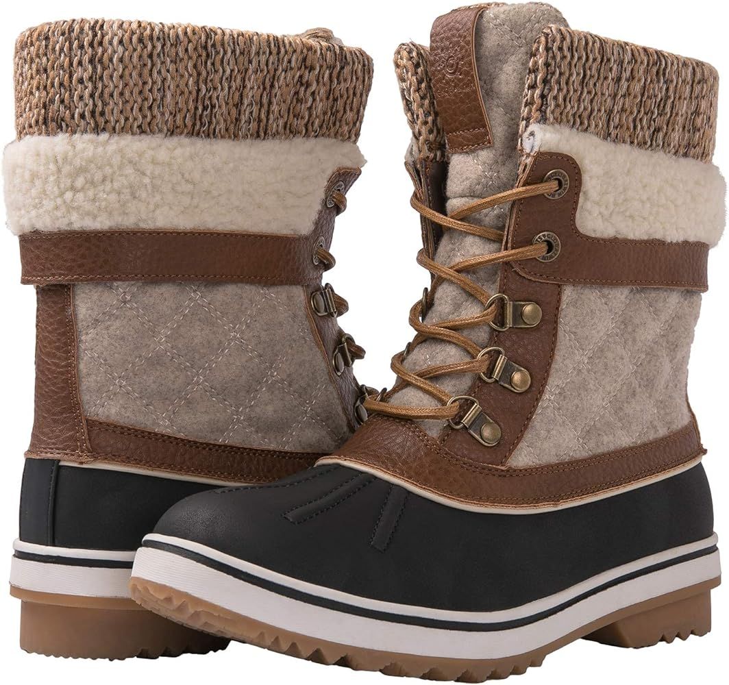 GLOBALWIN Women's Waterproof Winter Snow Boots | Amazon (US)