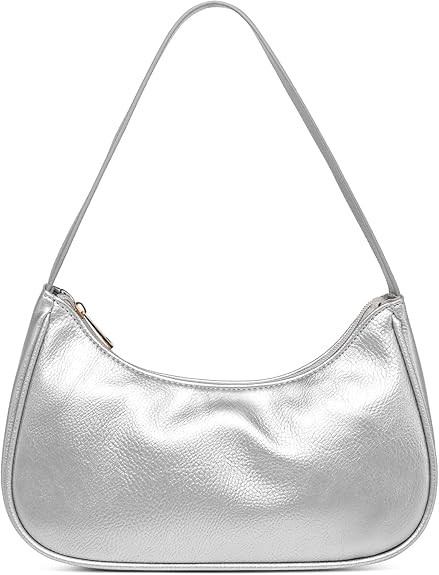 Afashor Shoulder Bags for Women Vegan Leather Hobo Sling Tote Handbag Retro Clutch Purse with Zip... | Amazon (US)