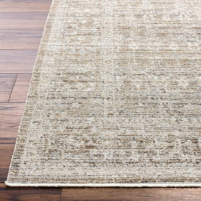 Livabliss x Becki Owens Margaret Washable Outdoor Area Rug, 7'10" x 10', Vintage Brown | Amazon (US)