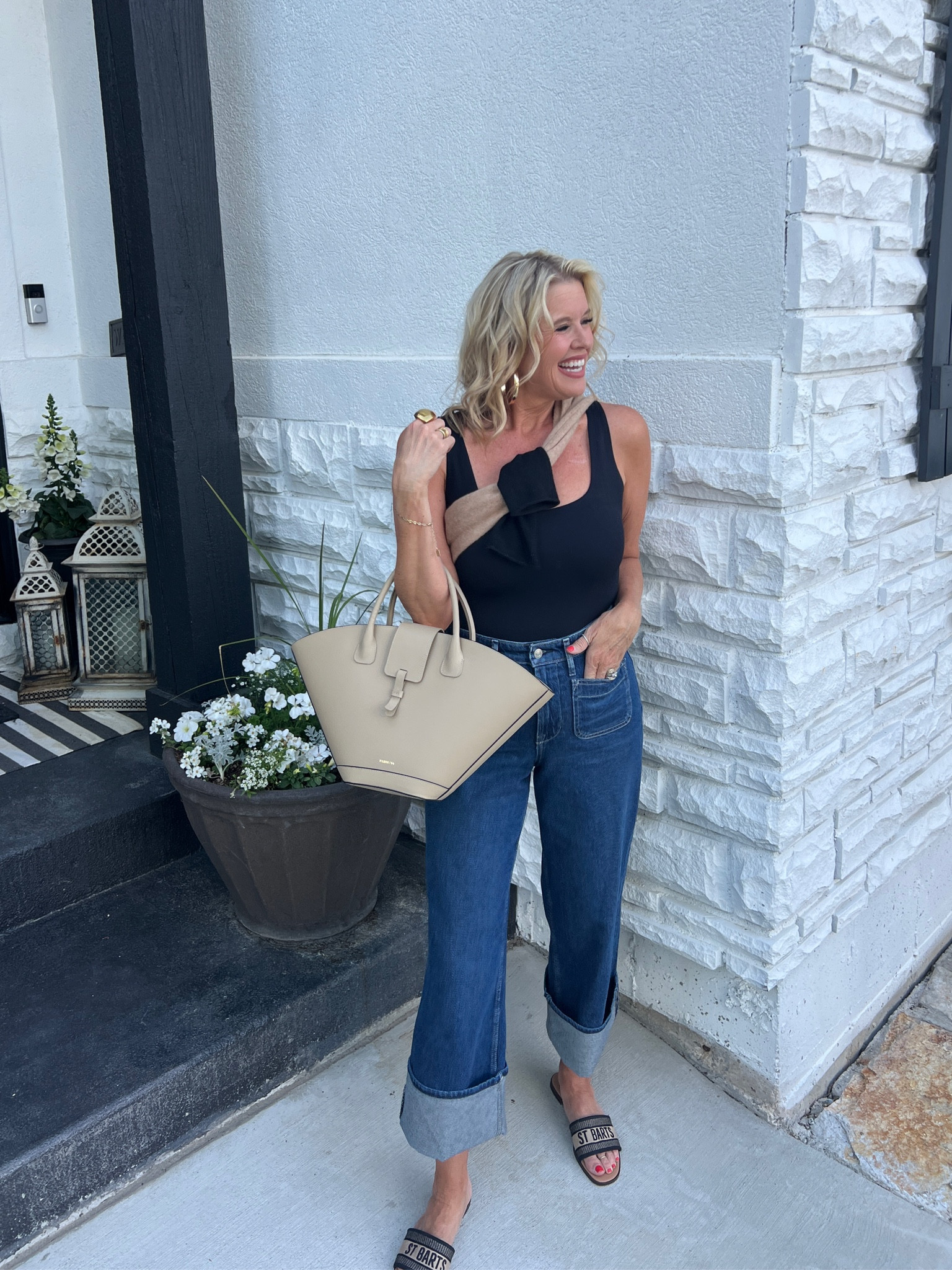 New Square neck tanks🖤 by Pumiey 


I love the Square neck tank is easily worn with a regular bra✔️

No special bra needed! Buttery soft, affordable and the perfect summer tank.

Shorts, red strip air essential top are Spanx 
🚨SAVE 10% off all Spanx with my CODE: DEARDARCYXSPANX

Patch pocket wide leg jeans/denim I just cuffed large are sold out I linked similar 

Sandals Steve Madden 

Bags paris64 and Laudi bidi 

#LTKStyleTip #LTKOver40 #LTKFindsUnder50