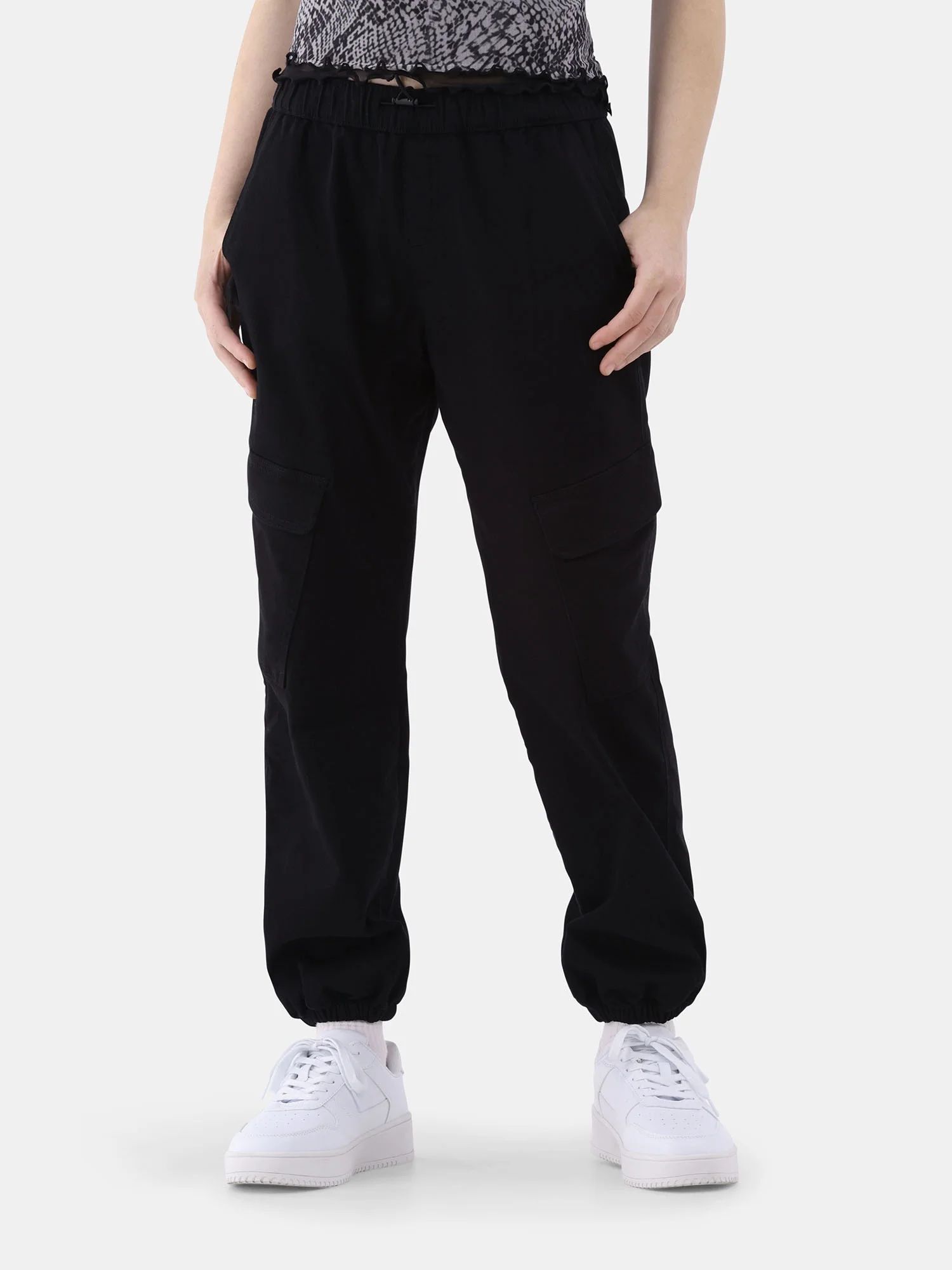 No Boundaries Utility Jogger Pants, 27" Inseam, Women's and Women's Plus | Walmart (US)