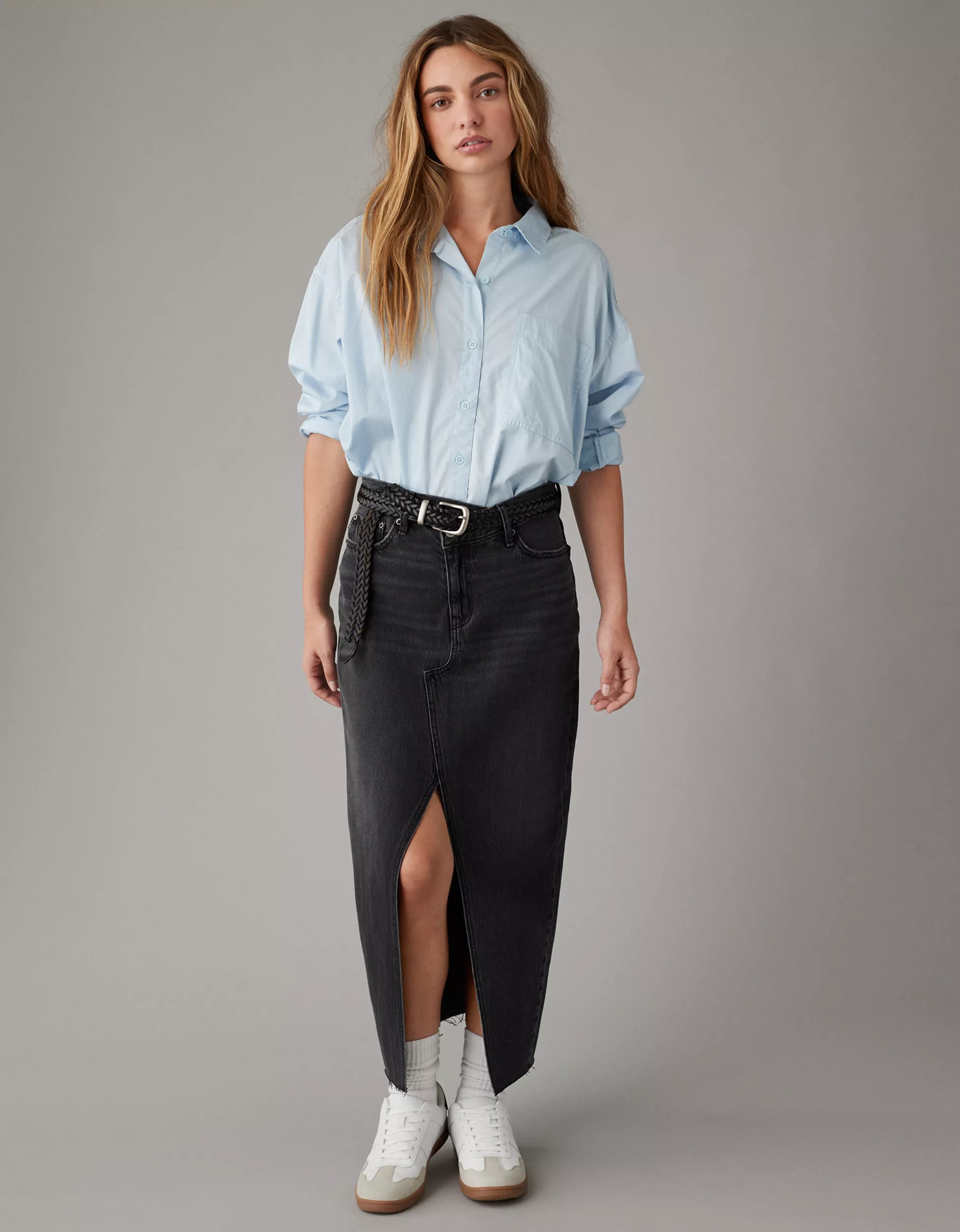 AE Perfect Button-Up Shirt | American Eagle Outfitters (US & CA)