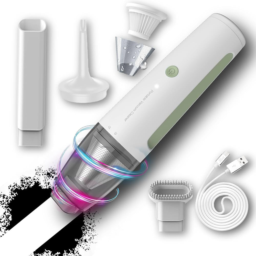 MANGOO Cordless Handheld Vacuum Cleaner, Mini Car Vacuum with Powerful Suction, Portable Dust Col... | Amazon (US)