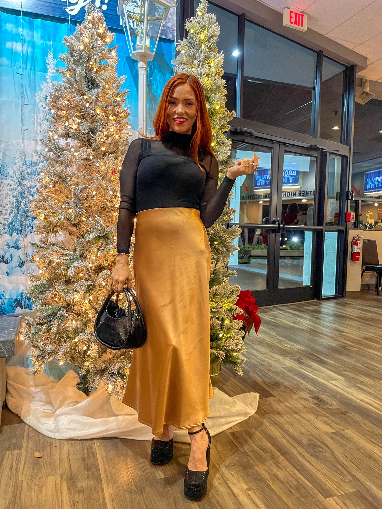 Holiday season outfit in gold and black. Perfect for office holiday parties, New Year and Christmas gathering.


#LTKStyleTip #LTKPetite #LTKFindsUnder50
