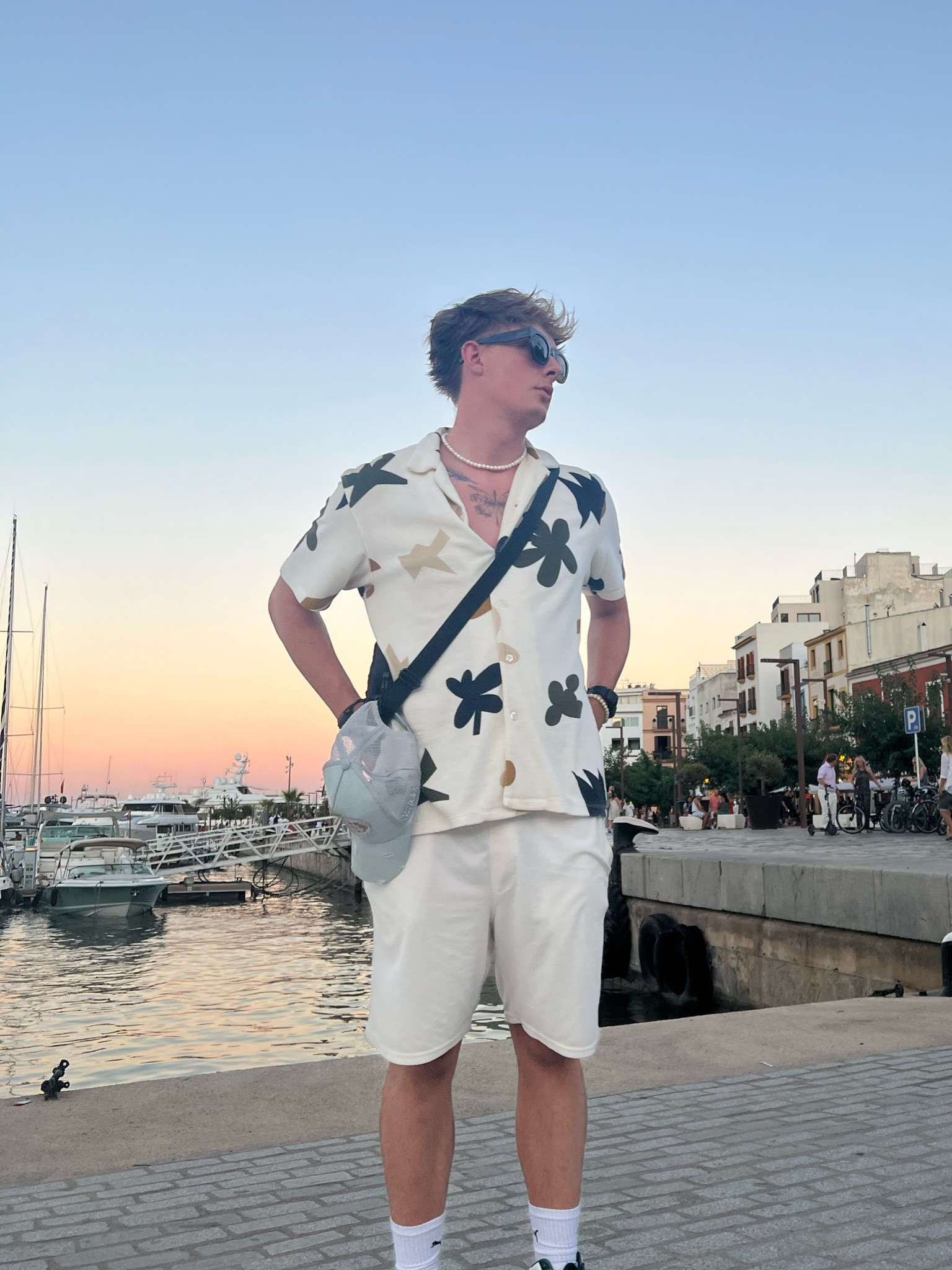 Get this look without it being ‘spainy’ on your bank hehe! Von dutch cap, basic white men shorts, knitted top!

#LTKstyletip #LTKmens #LTKtravel