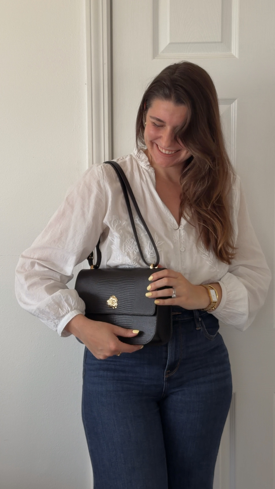 New French bag obsession 🖤

Meet the Adèle by Fauvette ✨ You can shop the bag directly via ShopMy or through the link in bio on Instagram! The 10% discount will be automatically applied at checkout, or you can use code MAEVAWITHAMOUR at fauvette-paris.com 🫶

Lizard-embossed leather, a delicate gold flower clasp, and beautiful craftsmanship made in France. Structured yet easy to wear, it’s the kind of timeless piece that works effortlessly from day to evening ✨

I’ve also linked the rest of my look!

With Amour,
M.

